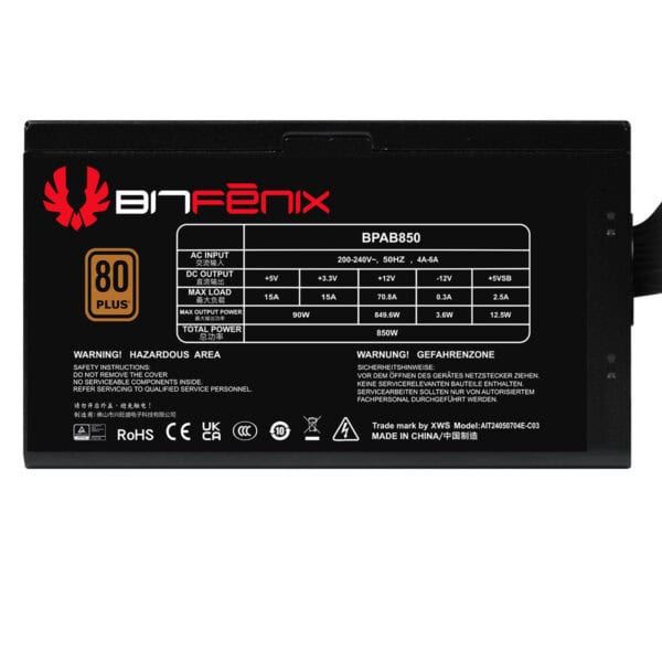 Bitfenix X8 Fishtank Argb Temperli Cam Usb 3.1 Mid Tower Atx 850w 80+ Bronze Gaming Kasa 18