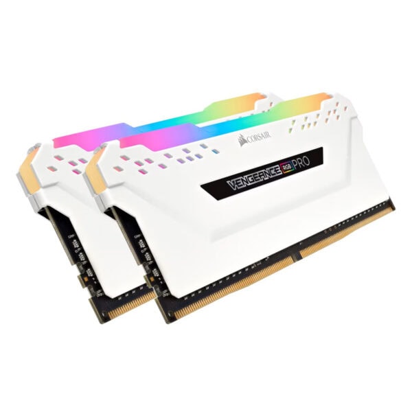 Corsair Vengeance Rgb Pro 16gb 2x8gb 2666mhz Cl16 Intel Xmp 2 0 Ddr4 Beyaz Ram Cmw16gx4m2a2666c16w 2