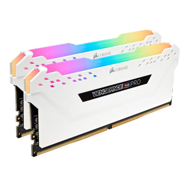 Corsair Vengeance Rgb Pro 16gb 2x8gb 2666mhz Cl16 Intel Xmp 2 0 Ddr4 Beyaz Ram Cmw16gx4m2a2666c16w 3