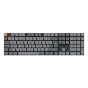 Keychron K5 Max Qmk Via Siyah 100 Low Profile Gateron Brown Switch Rgb Kablosuz Hotswap Mekanik Gaming Klavye K5m H3 Tr 1