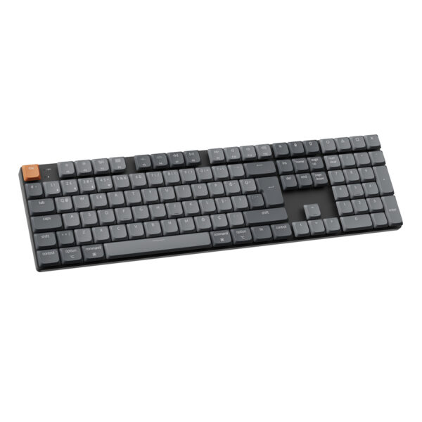 Keychron K5 Max Qmk Via Siyah 100 Low Profile Gateron Brown Switch Rgb Kablosuz Hotswap Mekanik Gaming Klavye K5m H3 Tr 3