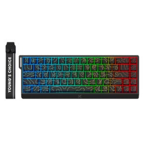 Mchose Ace68 E Sport Black Topographic E Hall Effect Uranus Manyetik Switch Esports Rgb Hotswap Mekanik Gaming Klavye Mc Ace68 20 1