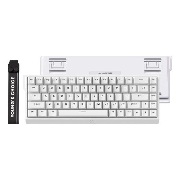 Mchose Ace68 E Sport White E Hall Effect Ice Blue Manyetik Switch Rgb Hotswap Mekanik Gaming Klavye Mc Ace68 15 6