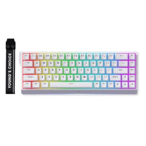 Mchose Ace68 E Sport White E Hall Effect Uranus Manyetik Switch Rgb Hotswap Mekanik Gaming Klavye Mc Ace68 14 1