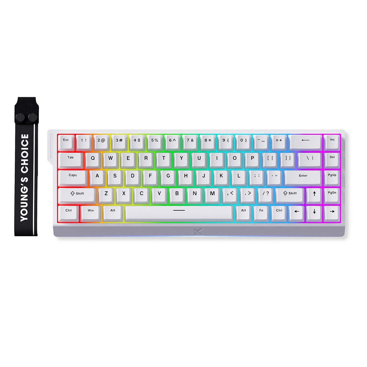 Mchose Ace68 E Sport White E Hall Effect Uranus Manyetik Switch Rgb Hotswap Mekanik Gaming Klavye Mc Ace68 14 1