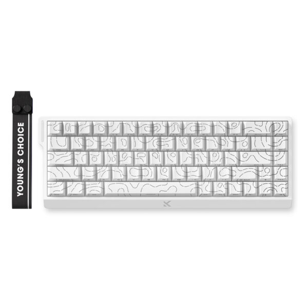 Mchose Ace68 E Sport White Topographic E Hall Effect Uranus Manyetik Switch Esports Rgb Hotswap Mekanik Gaming Klavye Mc Ace68 16 2