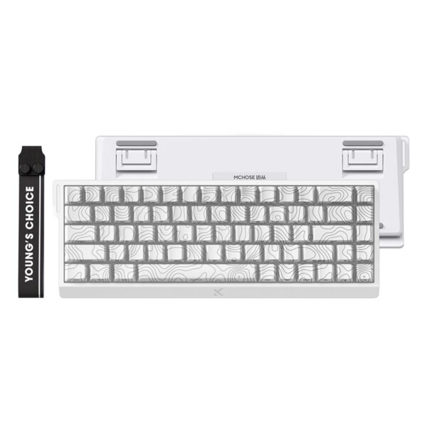 Mchose Ace68 E Sport White Topographic E Hall Effect Uranus Manyetik Switch Esports Rgb Hotswap Mekanik Gaming Klavye Mc Ace68 16 4
