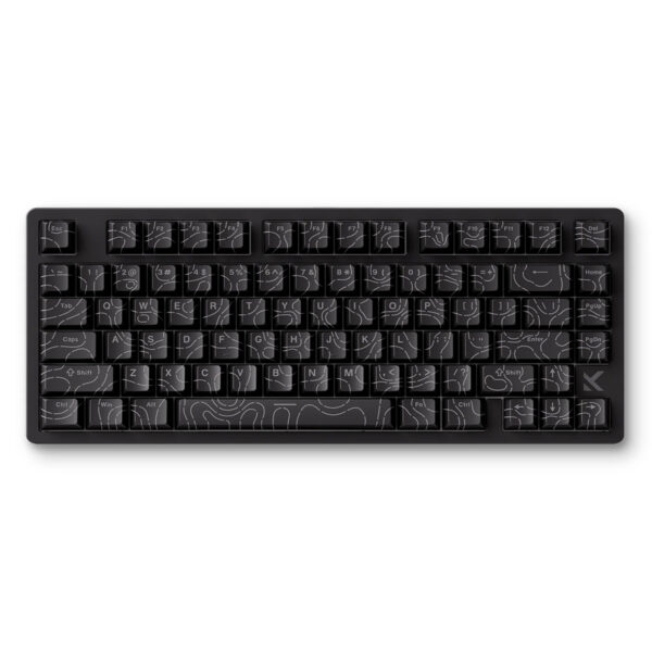 Mchose Jet 75 E Sport Black Topographic U Hall Effect Starburst Manyetik Switch Rgb Hotswap Mekanik Gaming Klavye Mc Jet75 3 2