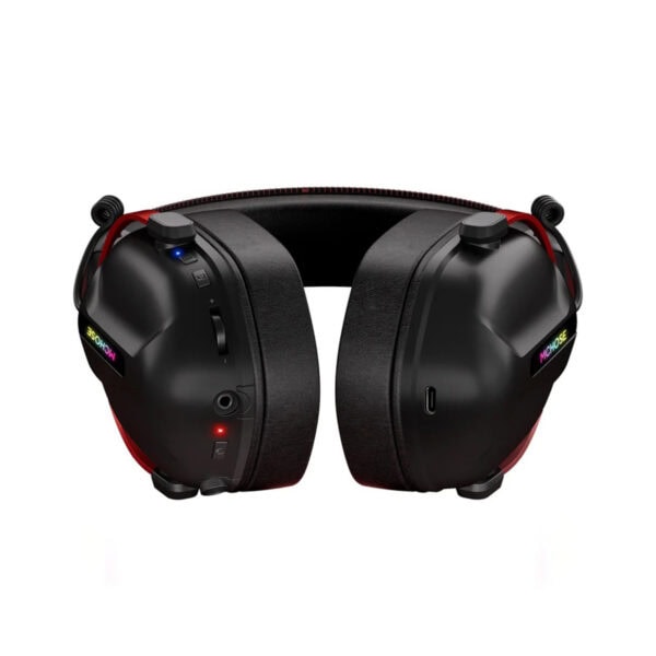 Mchose S9 Pro Black Red 7 1 Surround Kablosuz Gaming Kulaklik Mc S9 5 4