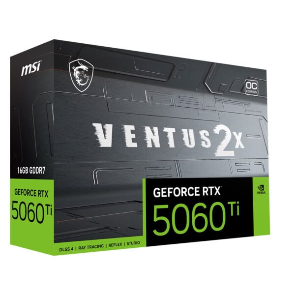 Msi Geforce Rtx 5060 Ti 16g Ventus 2x Oc Plus 16gb Gddr7 128 Bit Dlss 4 Ekran Kartı 11