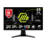Msi Mag 255xf 24.5 Inç 300hz 0.5ms Full Hd Freesync Premium Rapid Ips Gaming Monitör 1