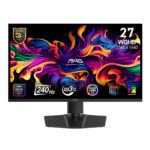 Msi Mag 271qp Qd Oled X24 26.5 Inç 240hz 0.03ms 2k Wqhd Adaptive Sync Qd Oled Pivot Gaming Monitör 1