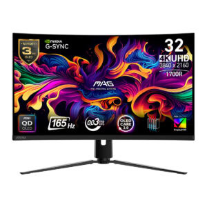 Msi Mag 321cup Qd Oled 31.5 Inç 165hz 0.03ms 4k Uhd Adaptive Sync Qd Oled Kavisli Gaming Monitör 1