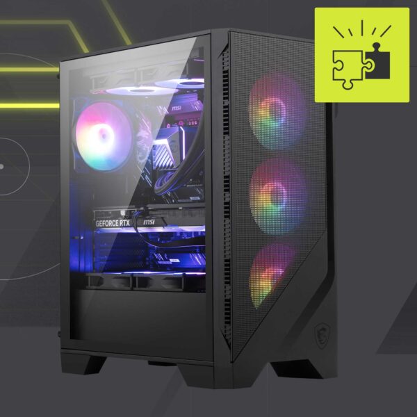 MSI MAG FORGE 121A B75 PCIE5 MAG A750BN 750W Mid Tower ATX Gaming Kasa H1