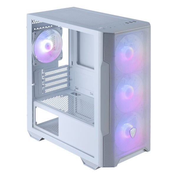 Msi Mag Forge M100r White Argb Mesh Temperli Cam Usb 3 2 Mid Tower Matx Gaming Kasa 2