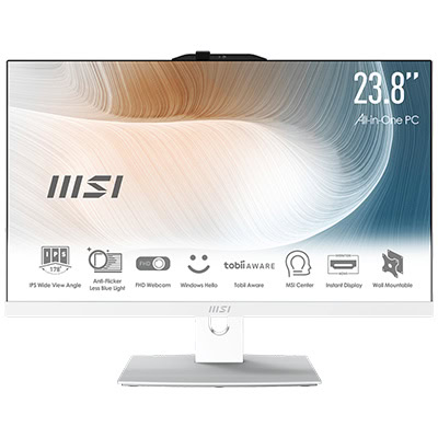 MSI MODERN AM242TP 12M-1678XTR Dokunmatik Beyaz All In One Bilgisayar H1