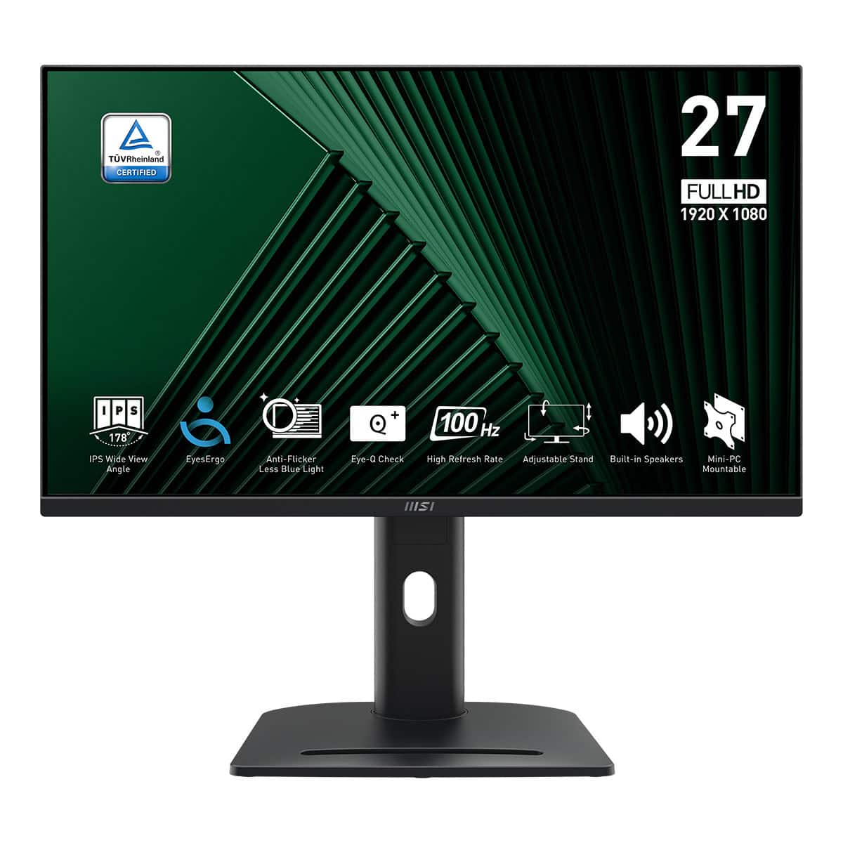 Msi Pro Mp275pg 27 Inç 100hz 1ms Full Hd Adaptive Sync Ips Pivot Monitör 1