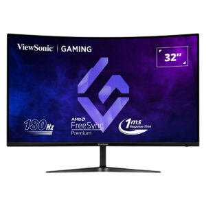 Viewsonic Vx3218c 2k 31.5 Inç 180hz 1ms 2k Qhd Freesync Premium Va Kavisli Gaming Monitör 1