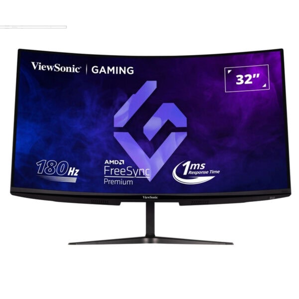 Viewsonic Vx3218c 2k 31.5 Inç 180hz 1ms 2k Qhd Freesync Premium Va Kavisli Gaming Monitör 3
