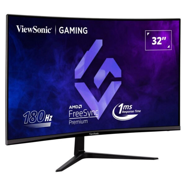 Viewsonic Vx3218c 2k 31.5 Inç 180hz 1ms 2k Qhd Freesync Premium Va Kavisli Gaming Monitör 4