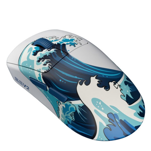 Waizowl Ogm Pro V2 Kanagawa Wave 8k Hz Pixart 3950 Sensor Kablosuz Gaming Mouse 2