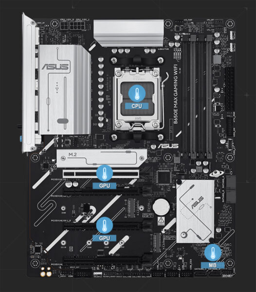 ASUS B850M MAX GAMING WIFI Anakart h11