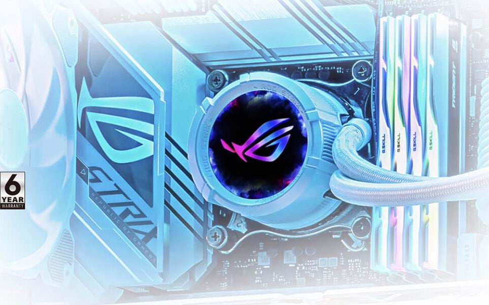 ROG STRIX LC III 360 ARGB LCD WHITE EDITION ASUS ROG Strix LC III 360 ARGB LCD Beyaz İşlemci Sıvı Soğutucu H13
