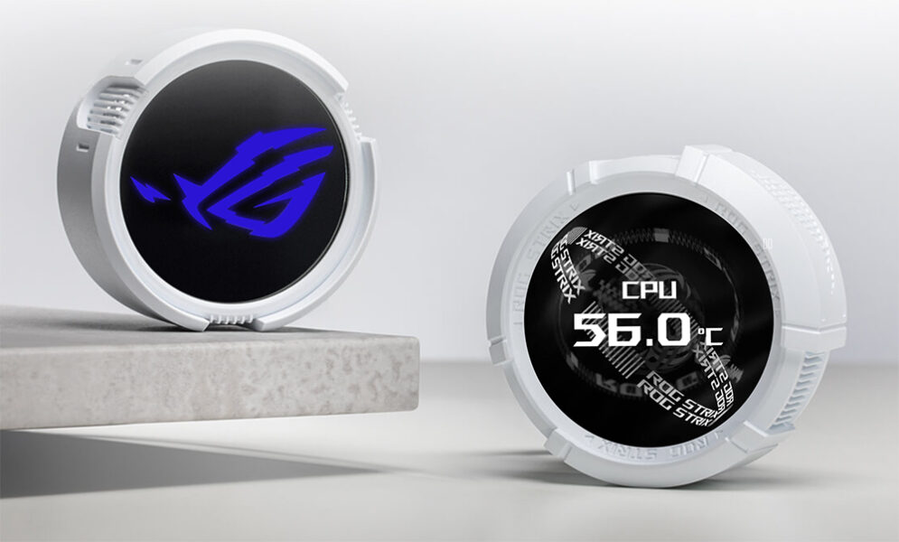 ROG STRIX LC III 360 ARGB LCD WHITE EDITION ASUS ROG Strix LC III 360 ARGB LCD Beyaz İşlemci Sıvı Soğutucu H14