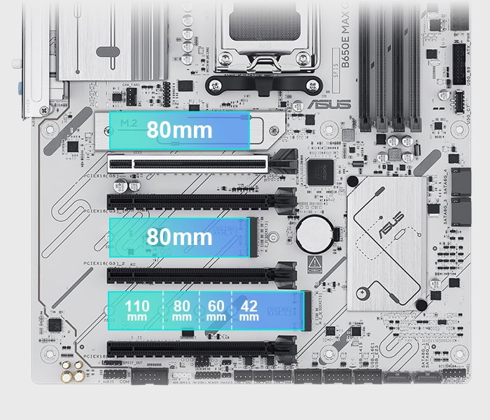 ASUS B650E MAX GAMING WIFI W Anakart h15