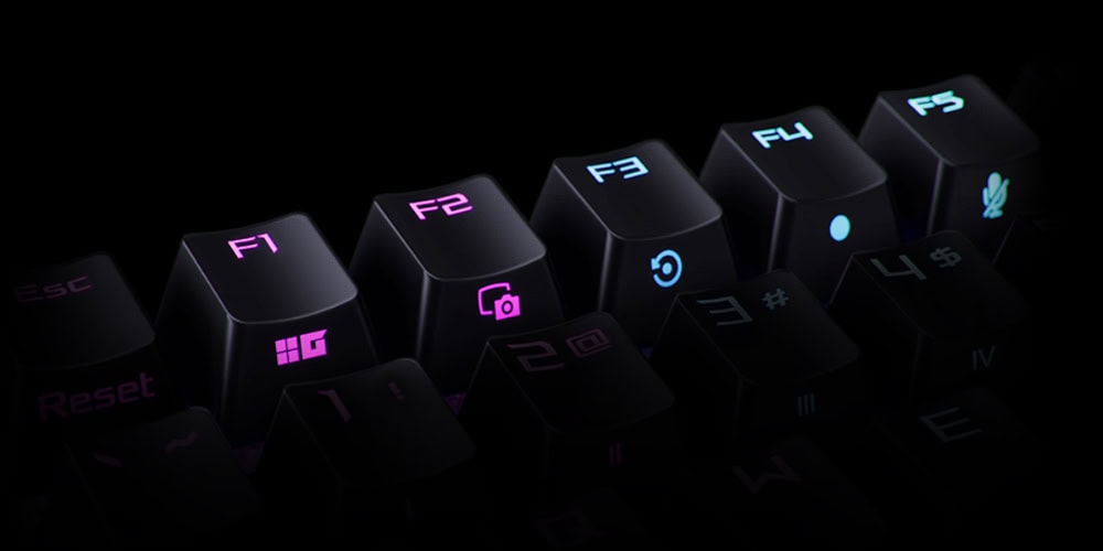 ROG Strix Scope II 96 Wireless ASUS ROG Strix Scope II 96 NX Snow Switch Siyah Mekanik Gaming Klavye H16