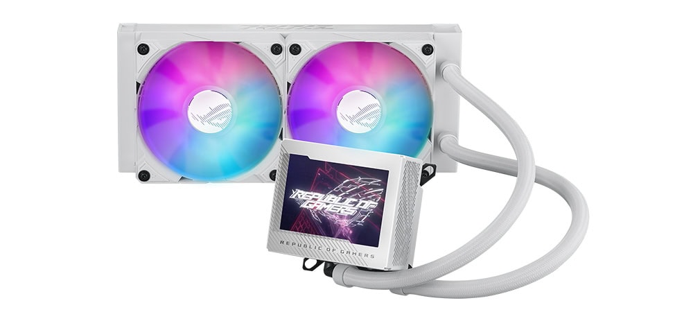 ROG RYUJIN III 240 ARGB White Edition ASUS ROG Ryujin III 240 ARGB Beyaz İşlemci Sıvı Soğutucu H2
