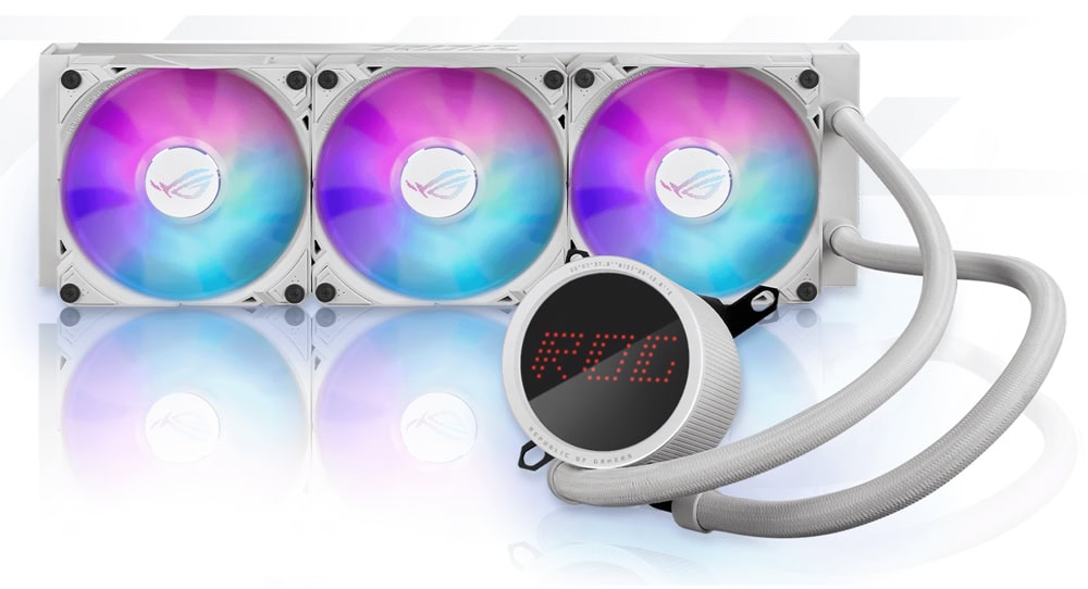 ROG RYUO III 360 ARGB WHITE EDITION ASUS ROG RYUO III 360 ARGB Beyaz İşlemci Sıvı Soğutucu H2
