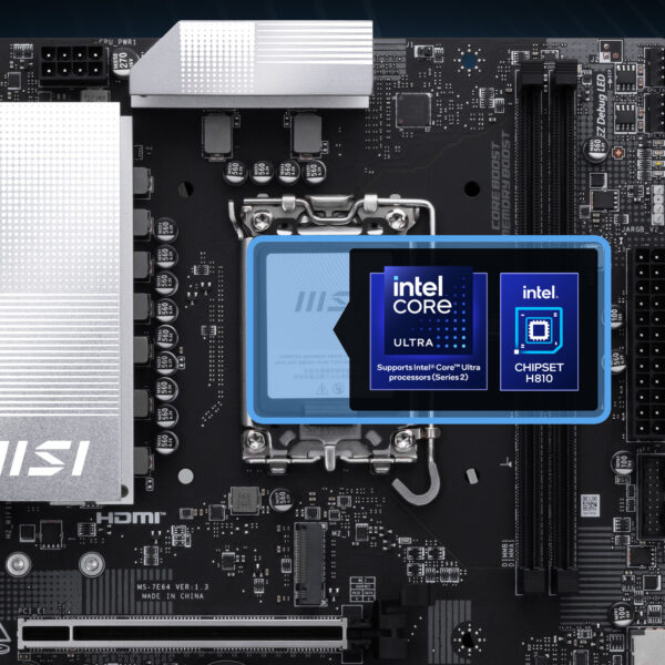 MSI PRO H810M-B 6400MHz (OC) Anakart H2