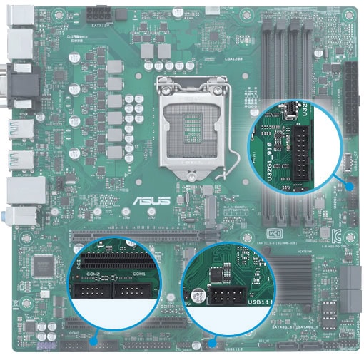Pro Q870M-C-CSM ASUS PRO Q870M-C-CSM mATX Anakart h22
