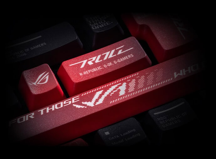 ROG Dye-Sub PBT Keycaps ASUS ROG Dye-Sub PBT Keycap Set H3