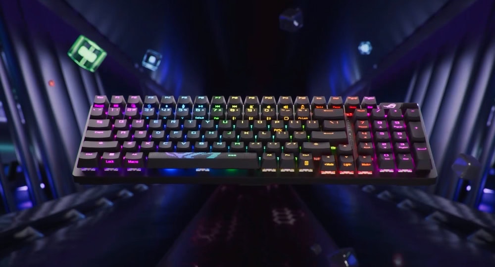 ROG Strix Scope II 96 Wireless ASUS ROG Strix Scope II 96 NX Snow Switch Siyah Mekanik Gaming Klavye H3