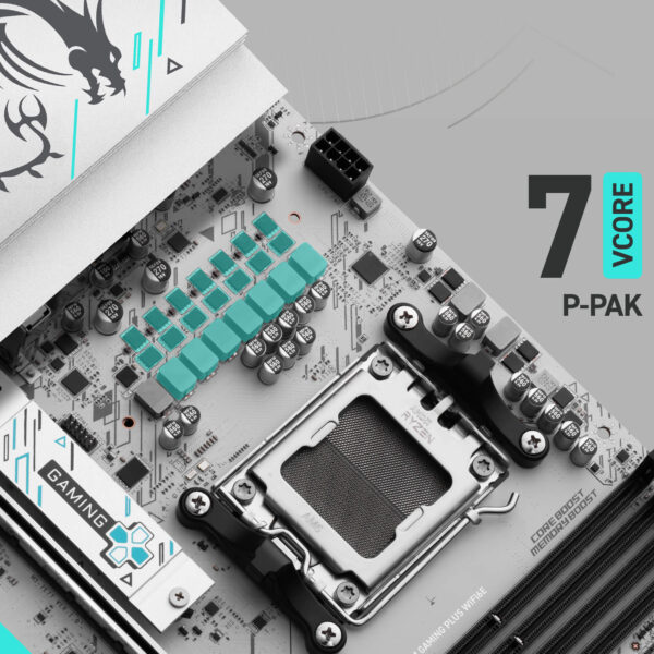 MSI B840M GAMING PLUS WIFI6E 8000MHz (OC) Anakart H3