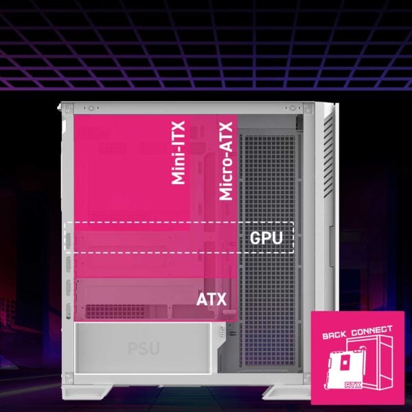 MSI MPG VELOX 300R AIRFLOW PZ WHITE Gaming Kasa h3