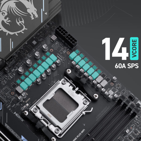 MSI X870E GAMING PLUS WIFI ATX Anakart h3