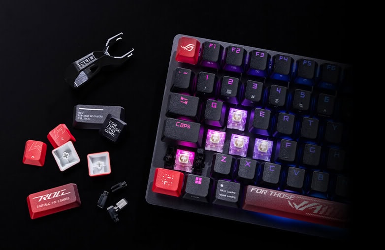 ROG Dye-Sub PBT Keycaps ASUS ROG Dye-Sub PBT Keycap Set H4