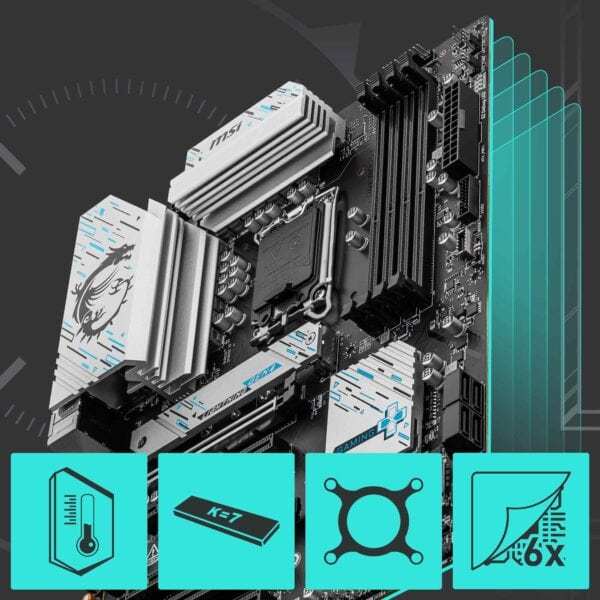 MSI B760 GAMING PLUS WIFI DDR4 Anakart H4