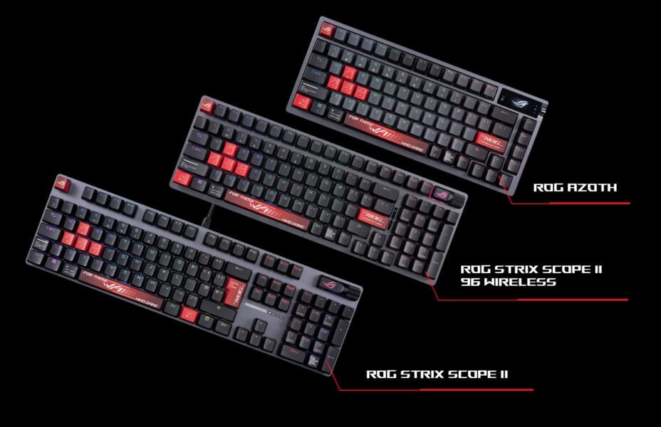 ROG Dye-Sub PBT Keycaps ASUS ROG Dye-Sub PBT Keycap Set H5