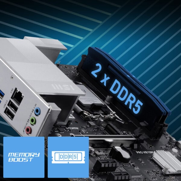 MSI PRO H810M-B 6400MHz (OC) Anakart H5