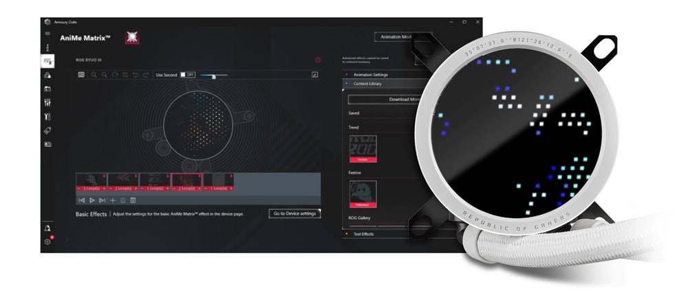 ROG RYUO III 360 ARGB WHITE EDITION ASUS ROG RYUO III 360 ARGB Beyaz İşlemci Sıvı Soğutucu H7