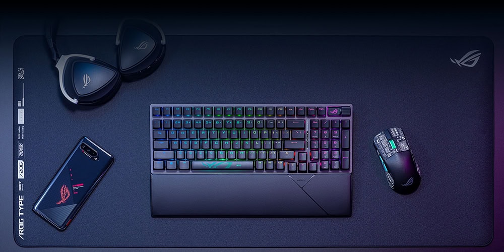 ROG Strix Scope II 96 Wireless ASUS ROG Strix Scope II 96 Beyaz NX Snow Switch Mekanik Gaming Klavye h7