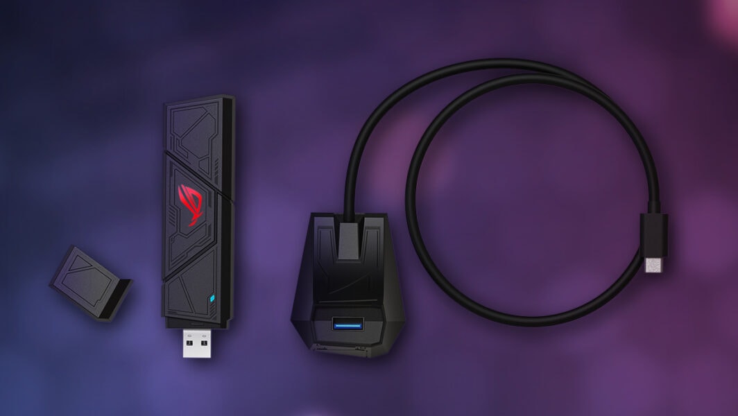 ASUS ROG USB-BE92 BE6500 Tri-Band WiFi7 USB Adaptör h7