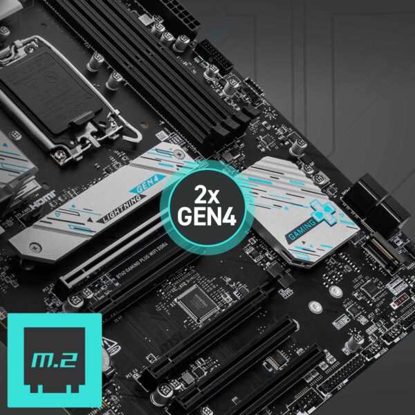MSI B760 GAMING PLUS WIFI DDR4 Anakart H7