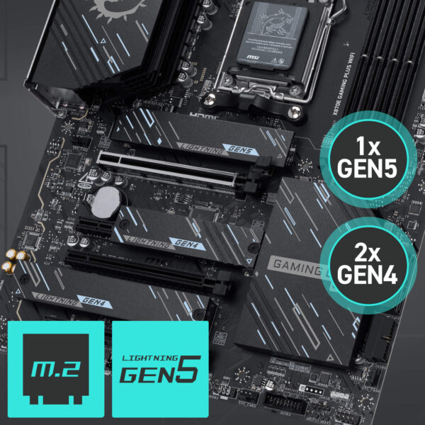 MSI X870E GAMING PLUS WIFI ATX Anakart h7