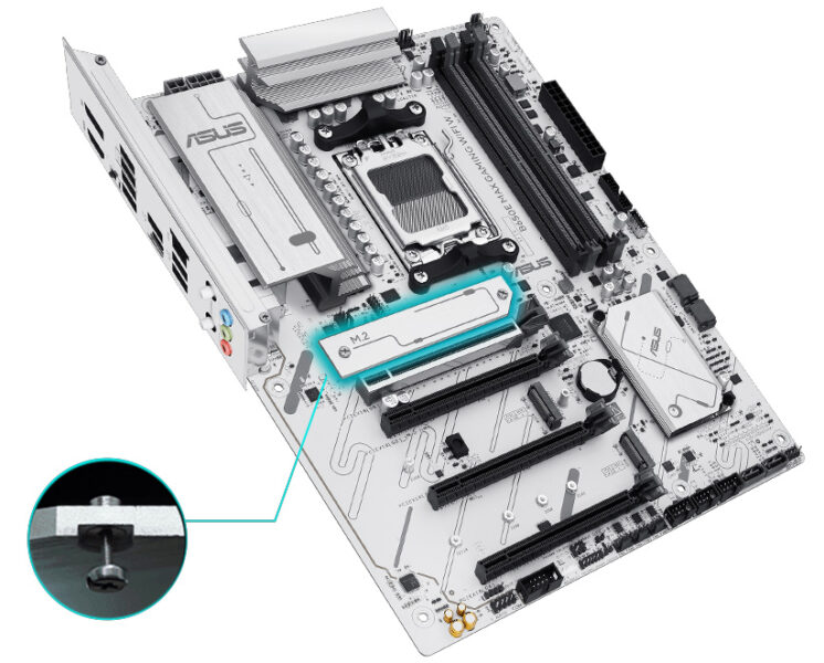 ASUS B650E MAX GAMING WIFI W Anakart h8