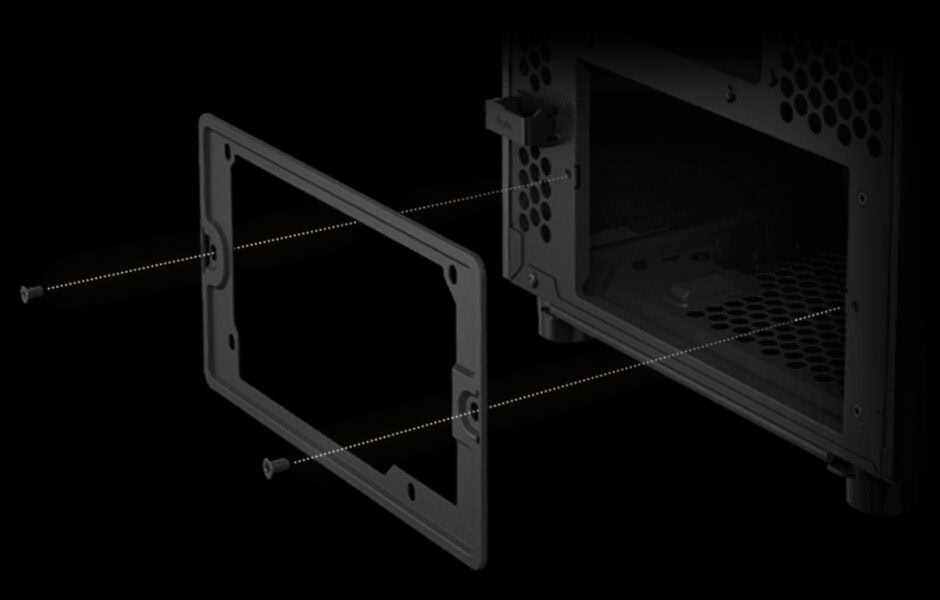 ASUS ProArt PA401 Metal Panel Siyah ATX Gaming Kasa h8